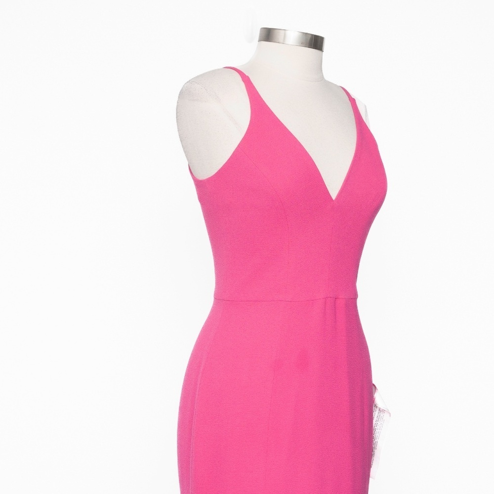 Dress The Population. Iris Slit Crepe Gown. - Picture 11 of 15